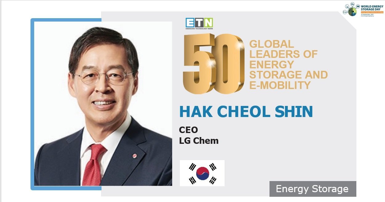 50 Global Leaders for energy storage and e-mobility -