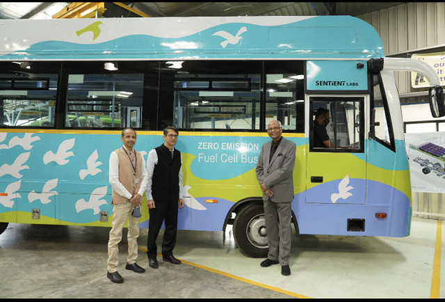 KPIT’s Sentient Labs launches indigenously-developed hydrogen fuel cell bus