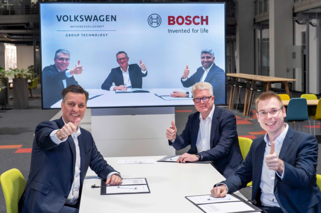 Volkswagen, Bosch inks MoU for establishing European provider of battery production systems