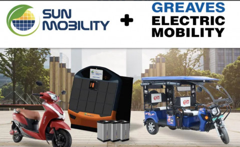 SUN Mobility, Greaves Electric Mobility ink MoU for battery swapping tech