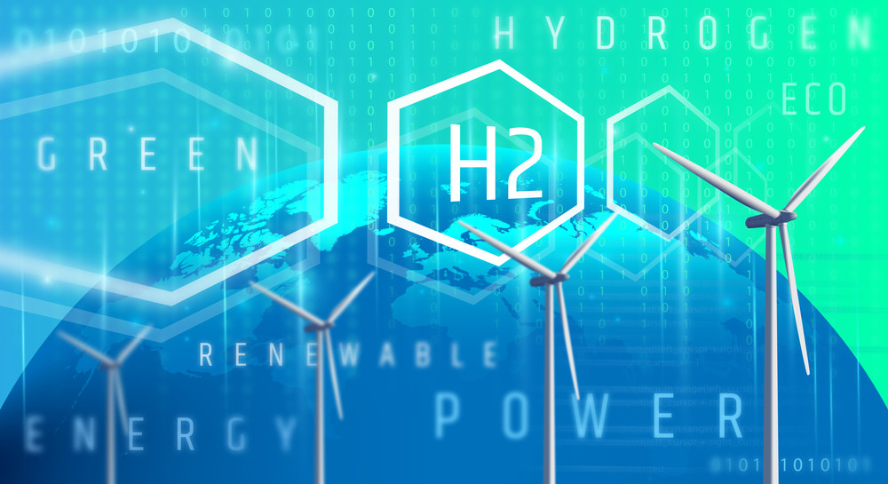 A file photo of green hydrogen