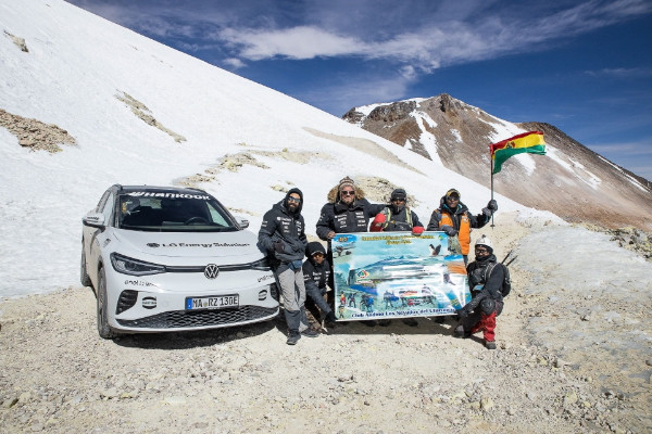 LGES battery-powered VW EV sets Guinness World Record for driving at the highest altitude