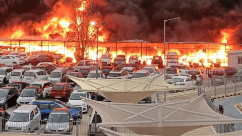 Fire at EV parking lot in Delhi; cause of fire under investigation