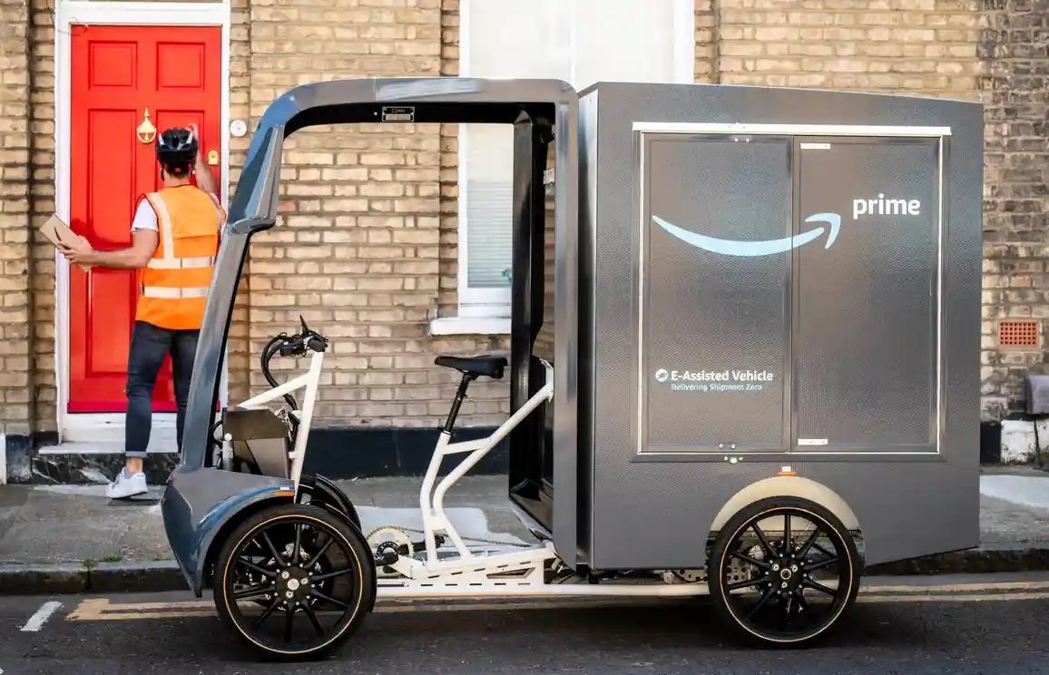 Amazon launches first fleet of e-cargo bikes aimed at sustainable deliveries in the UK