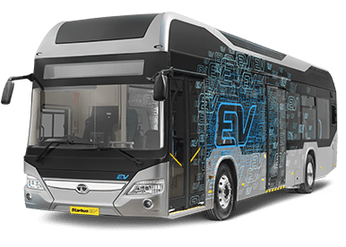 Tata Motor's Starbus e-bus.