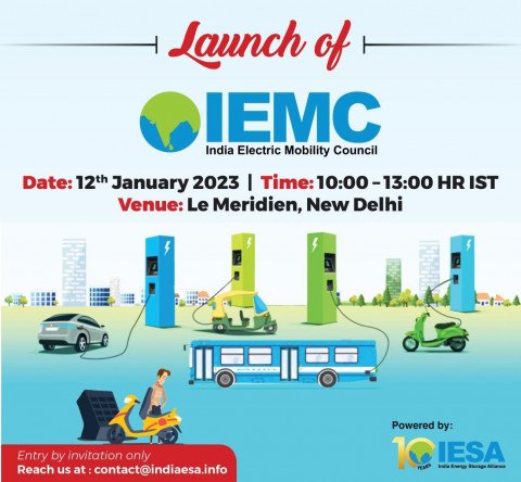 IESA initiates India Electric Mobility Council (IEMC) to support EV ecosystem