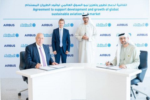 Masdar, Airbus to promote SAF produced from green hydrogen