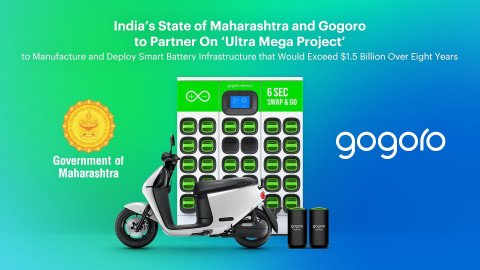 Maharashtra Govt. ropes in Gogoro for deploying  smart battery infrastructure in the State