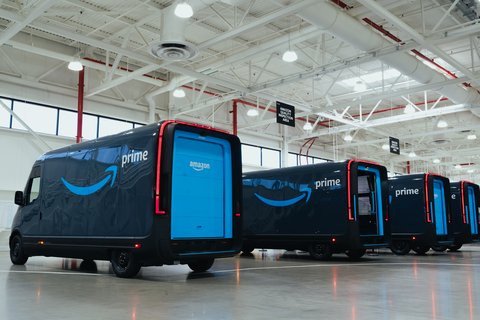 Amazon inducts custom-built EVs into European fleet