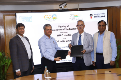 NTPC, Oil India explore collaboration in RE, green hydrogen, decarbonization initiatives