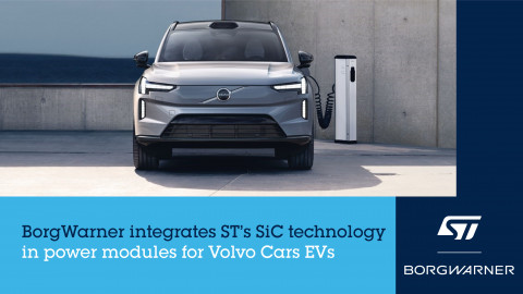 STMicroelectronics offers SiC tech to BorgWarner power module for Volvo Cars EVs