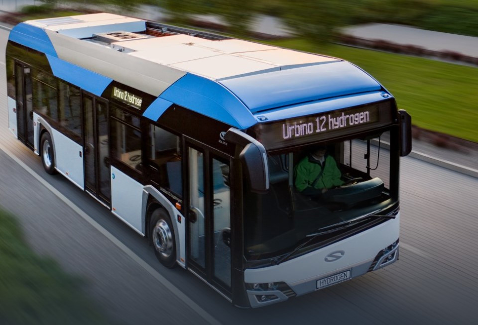 Solaris wins order for 130 hydrogen fuel cell buses in Italy