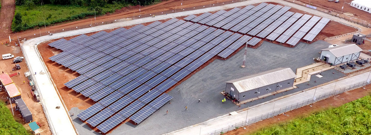 Image of Solar-plus-storage project in Nigeria.
