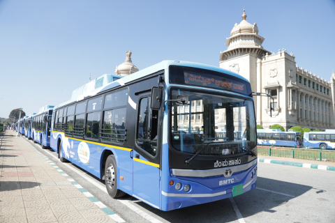 Bengaluru city inducts 100 e-buses; plans to add 1,400 e-buses by April