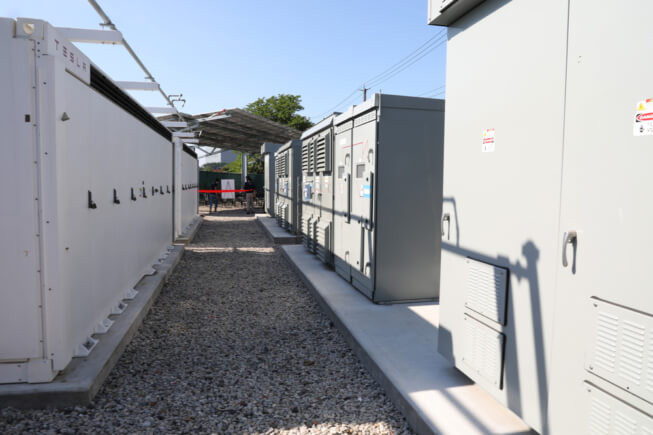 Image of NineDot Energy's 5MW/20MWh battery storage project, currently under development in Staten Island.