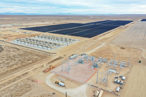US’s largest solar + battery project comes online in Kern County, California