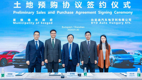 BYD confirms NEV production base in Hungary to target European markets