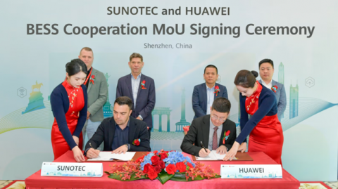 SUNOTEC and Huawei ink second agreement for BESS cooperation
