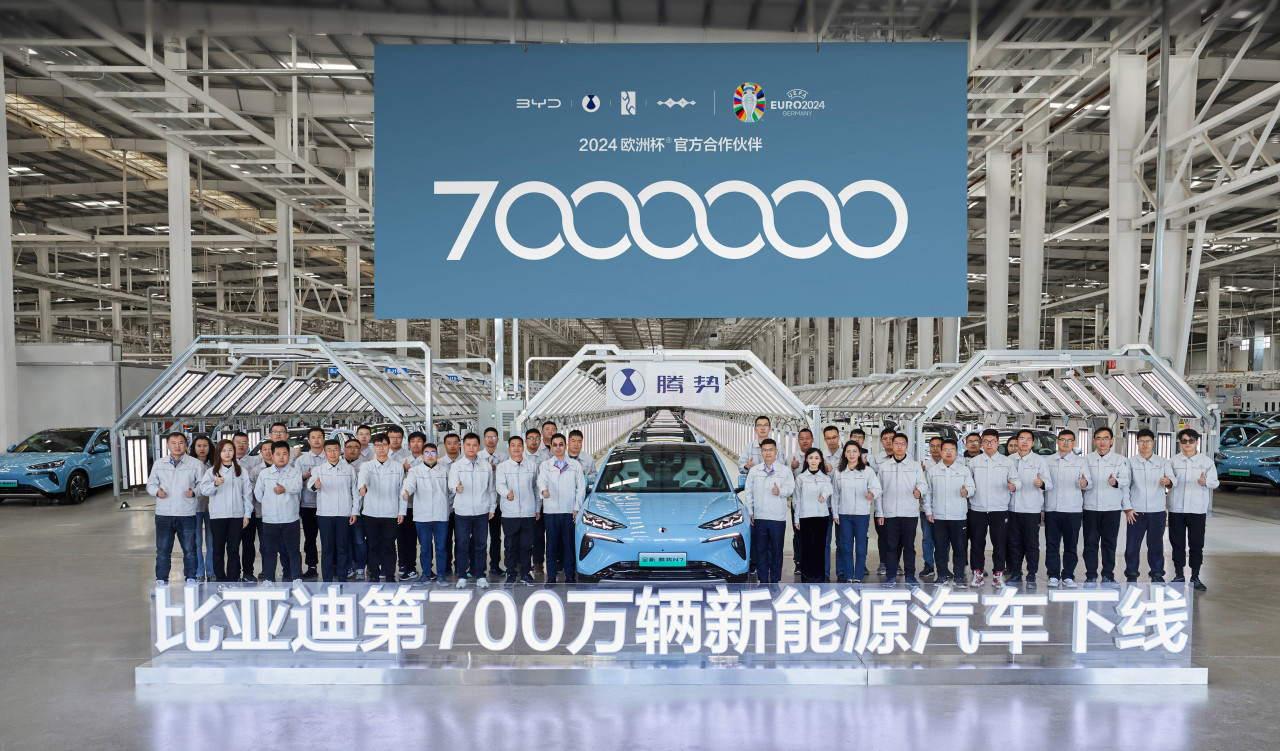 BYD marks seven millionth New Energy Vehicle, becomes first to the mark