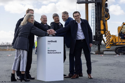 Northvolt breaks ground on 60 GWh capacity German giga factory