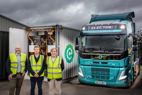 Connected Energy deploys second-life BESS to enable Volvo e-truck charging