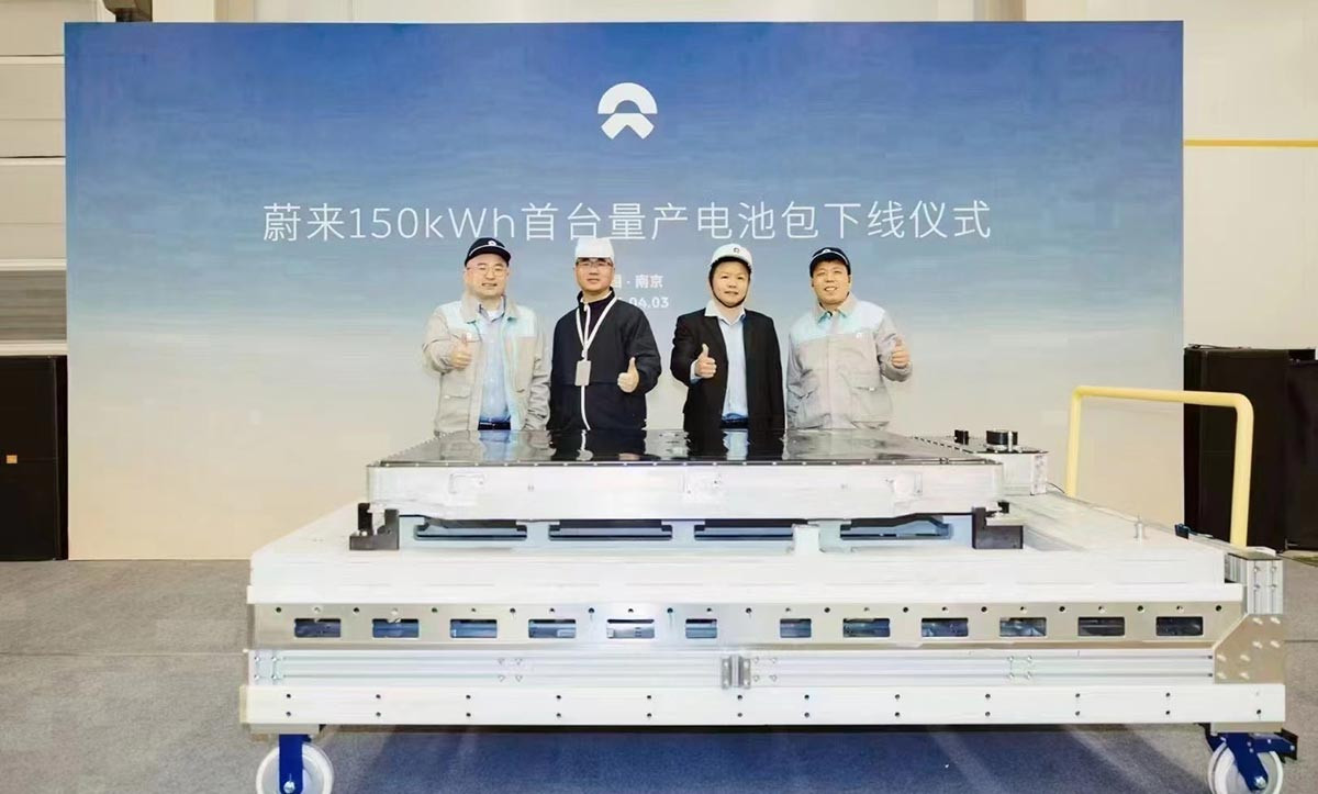 Nio readies 'first' mass-produced 150 kWh semi-solid state EV battery pack