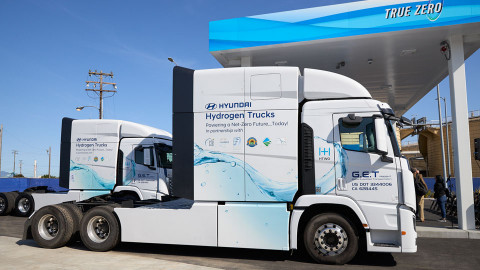 Hyundai launches 'NorCAL ZERO' H2 Class 8 trucking project in California