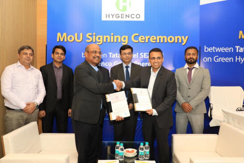 Tata Steel SEZ, Hygenco ink MoU for green hydrogen and green ammonia projects