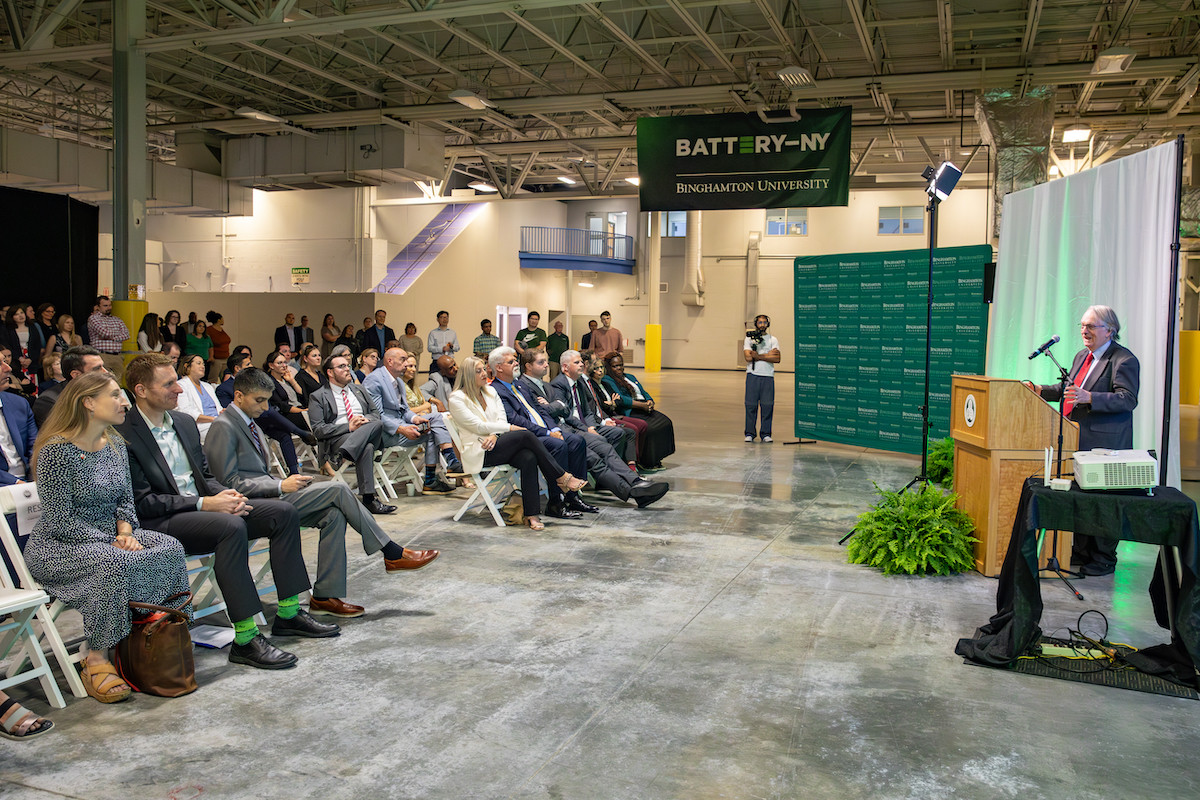 Binghamton University officially reveals 'Battery NY' R&D center