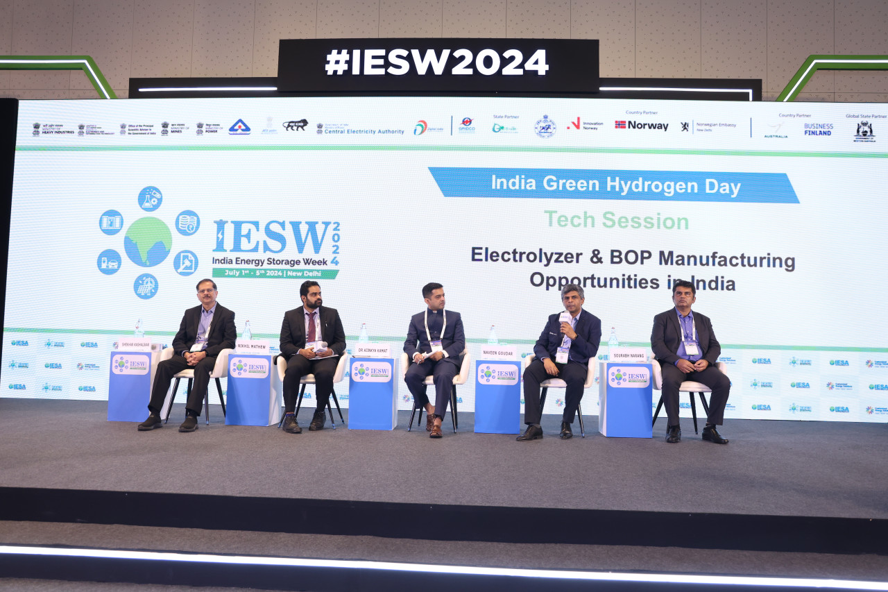 IESW 2024: Spotlighting electrolyzer manufacturing opportunities in India