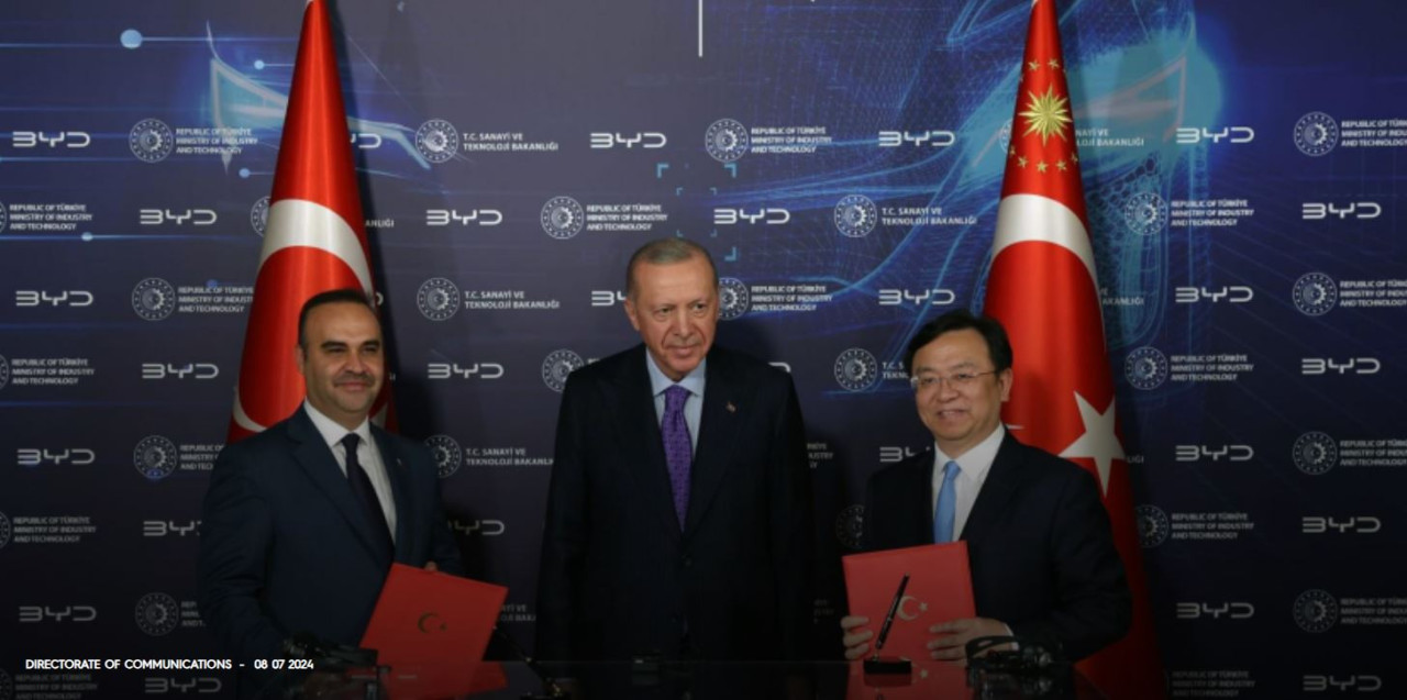 BYD to set up $1 bn EV plant in Turkey, ensuring access to European markets
