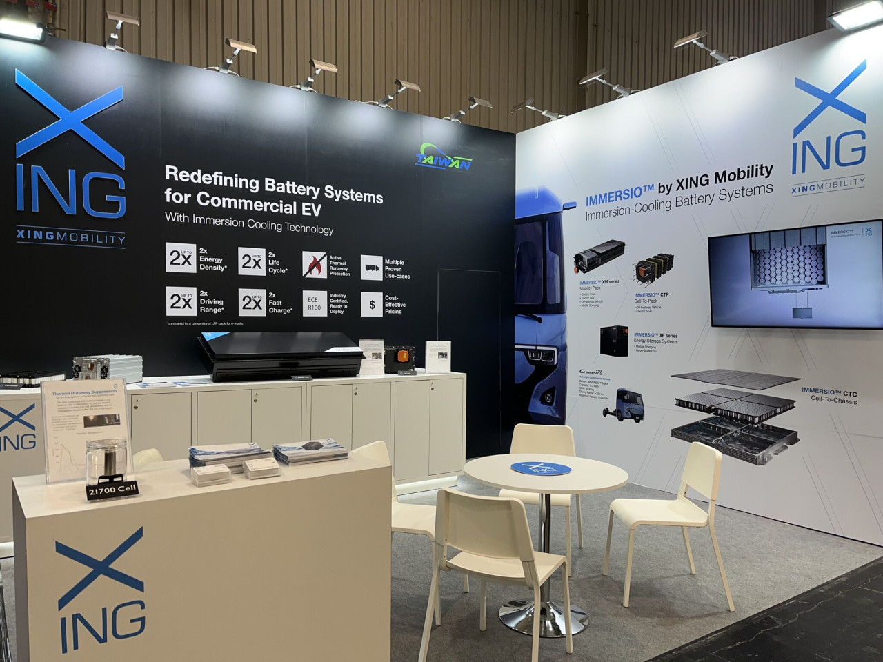 XING Mobility presents innovative Immersion Cooling battery system at IAA 2024