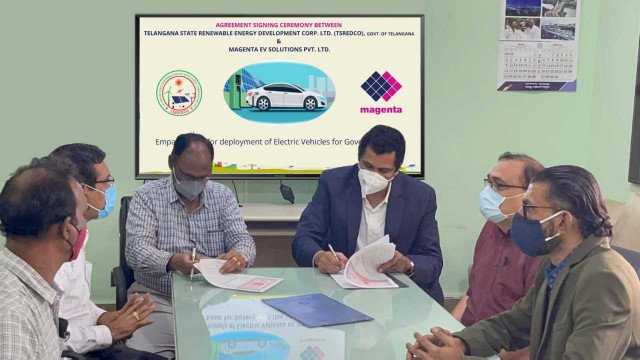 Magenta, TSREDCO inks MoU for deploying e-vehicles under the 'Go Electric' campaign